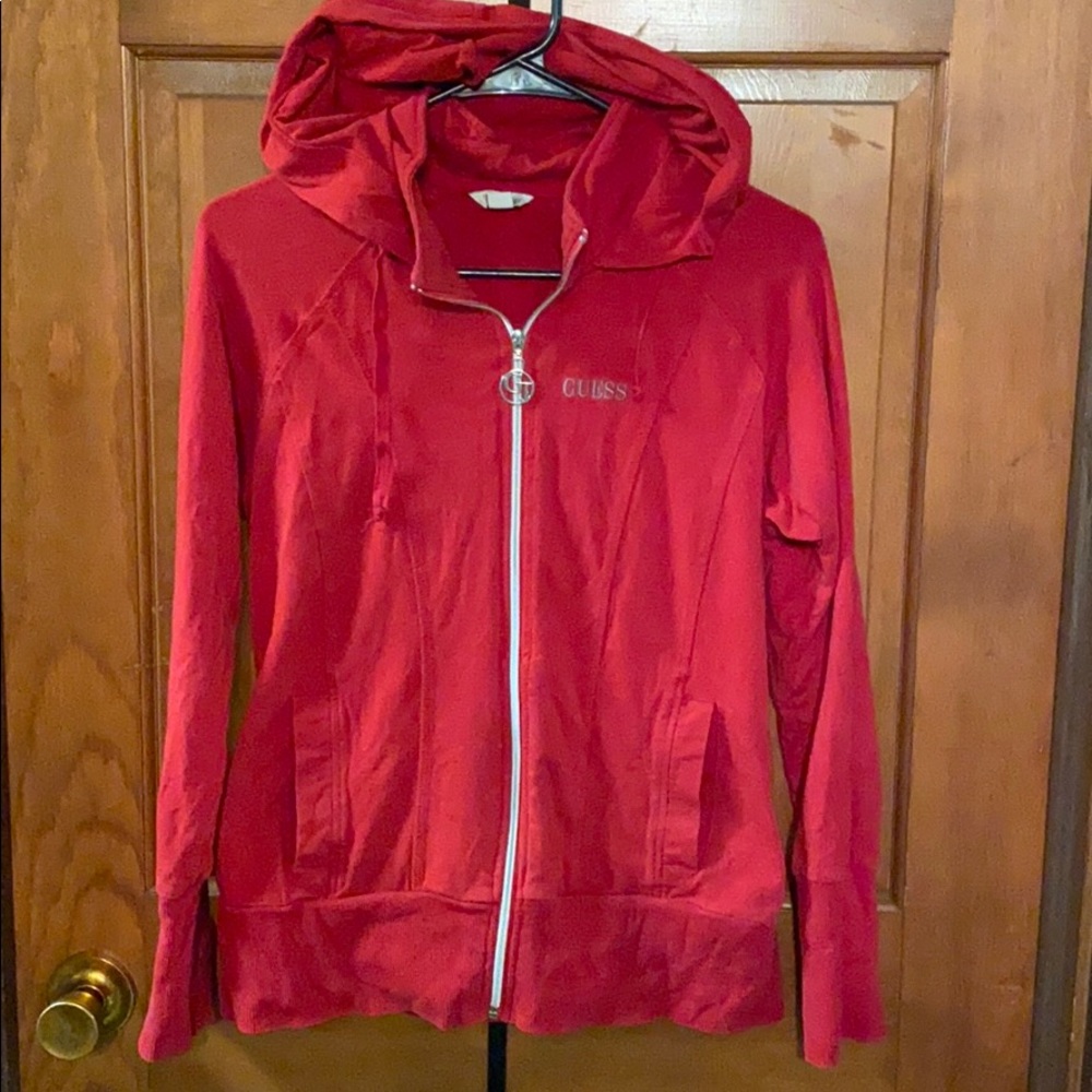 GUESS zip up hoodie
